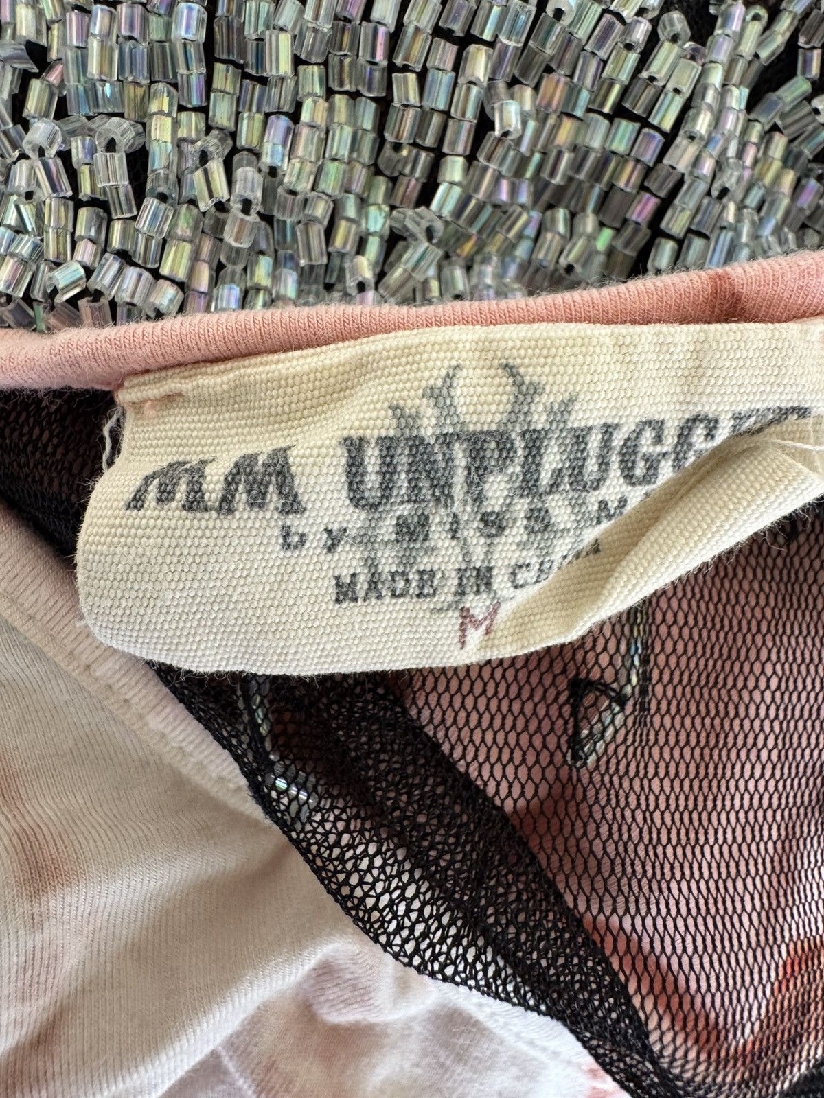 Miss Me MM unplugged by Miss Me women’s pink cream the dye metallic Size S / US 4 / IT 40 - 5 Thumbnail