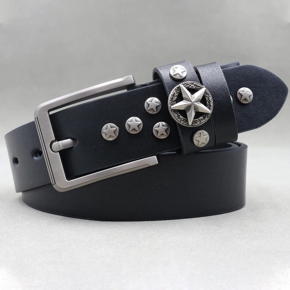 Japanese Brand × Vintage Star rivet belt Size ONE SIZE - 3 Thumbnail