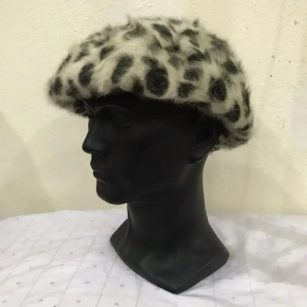 Japanese Brand Ingini Leopard Design Beanie Hat Size ONE SIZE - 2 Thumbnail