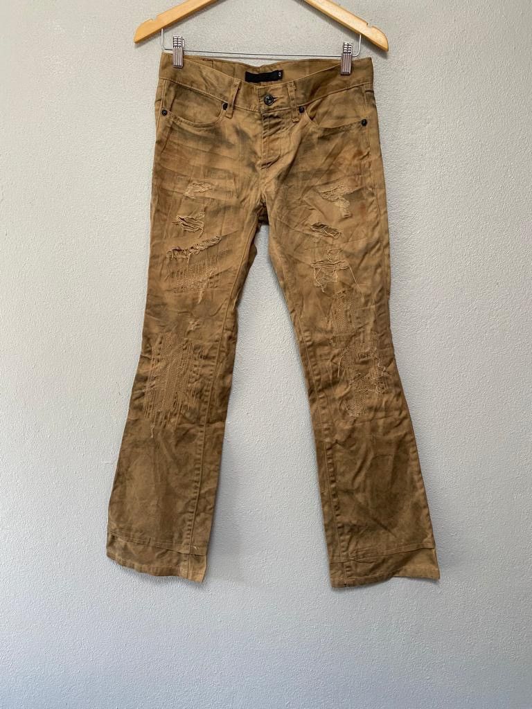 GOSTAR DE FUGA Fuga distressed flared pants Size US 29 - 2 Thumbnail