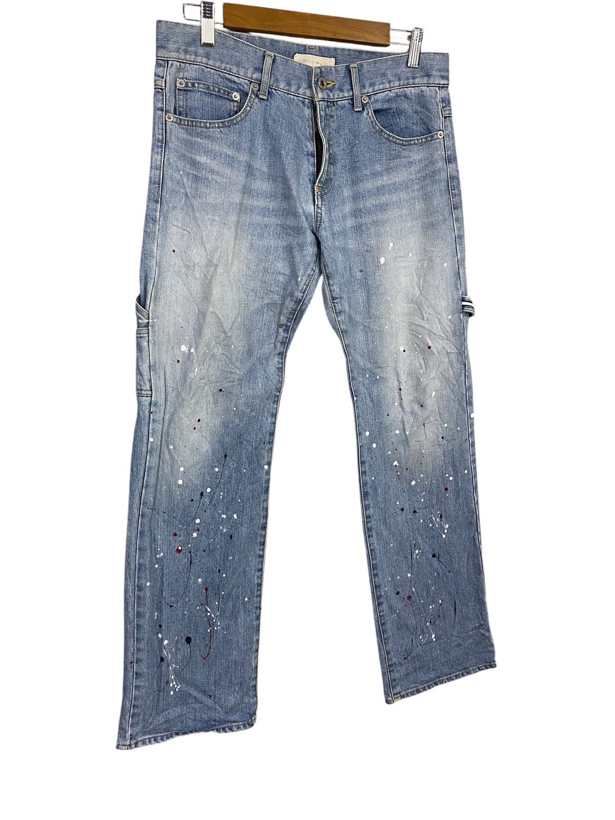 Tommy Hilfiger Vintage tommy girl work pant split paint nice design Size 32" / US 10 / IT 46 - 3 Thumbnail