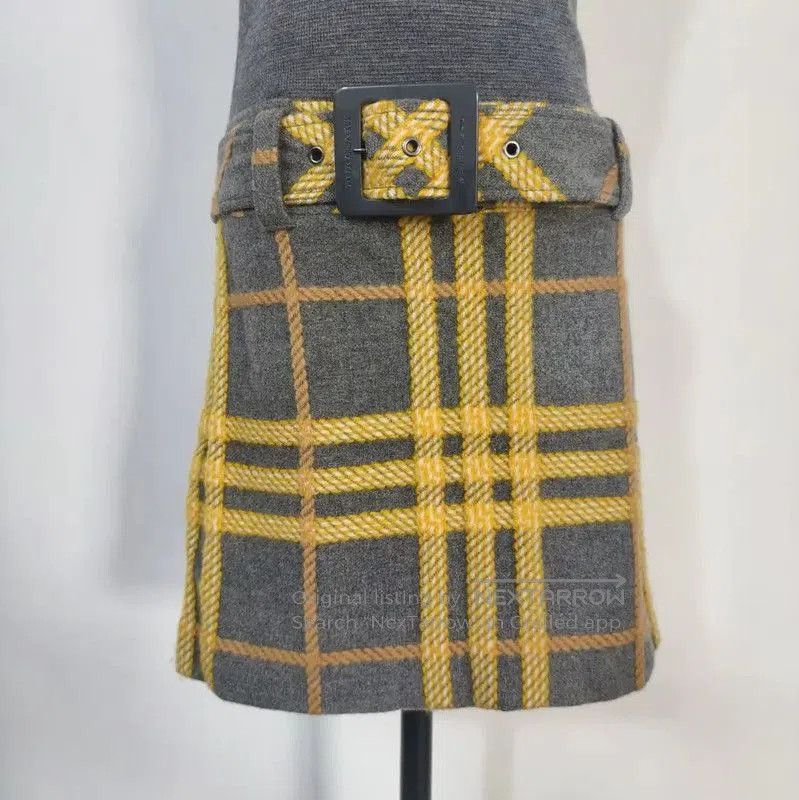 Burberry Burberry Summer Gray Wool Blend Dress. Size M / US 6-8 / IT 42-44 - 4 Thumbnail