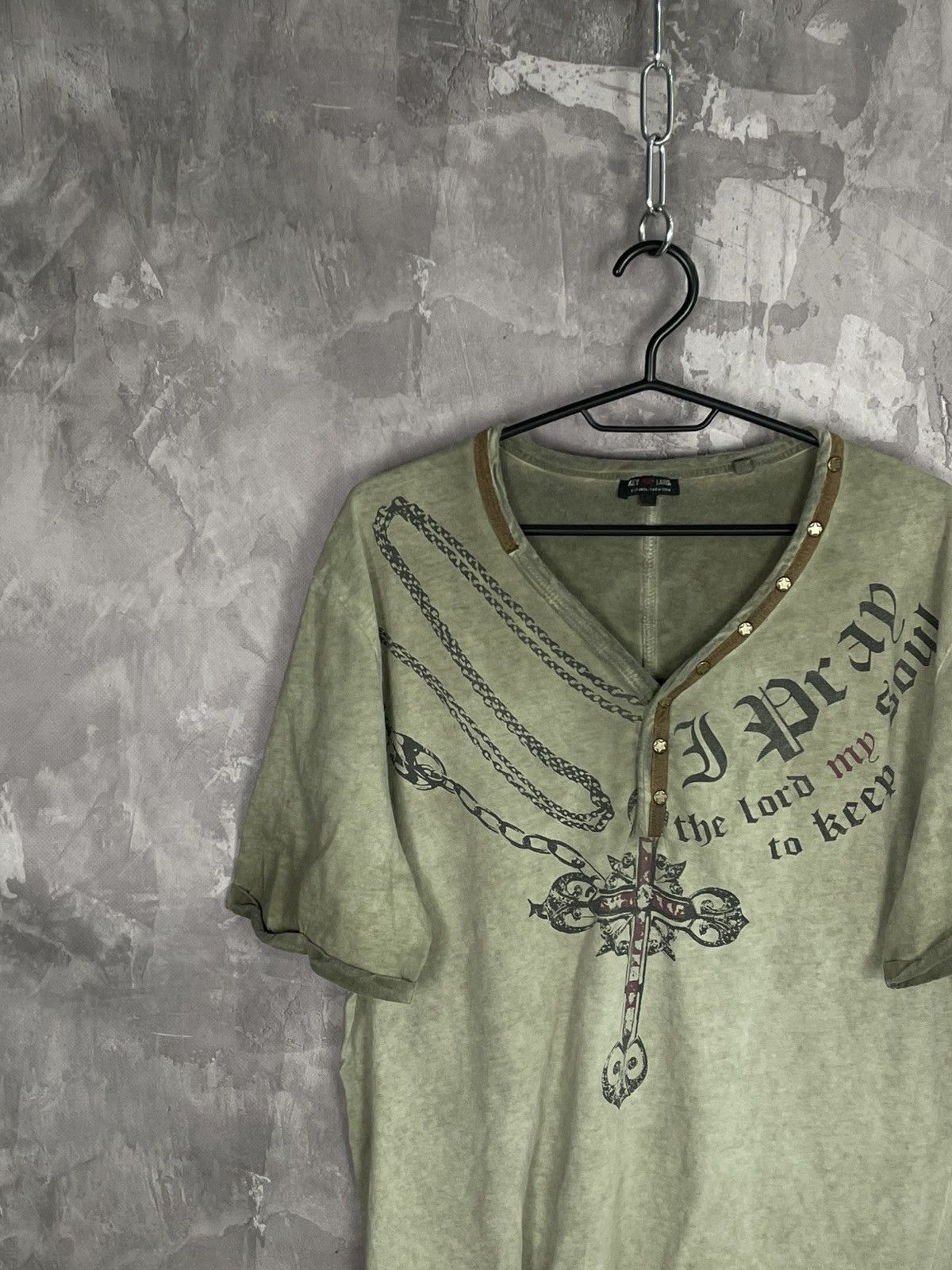 If Six Was Nine × Japanese Brand Vintage Military Vibe Grunge Studded Japanese T shirt Size US XL / EU 56 / 4 - 3 Thumbnail
