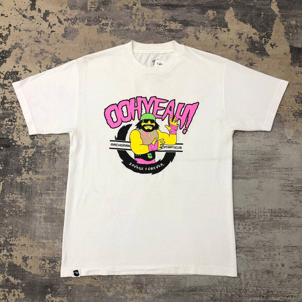 WWE × WWF T389 WWF 90s OOH YEAH!SAVAGE FORERVER MACHOMAN TEE Size US M / EU 48-50 / 2 - 1 Thumbnail