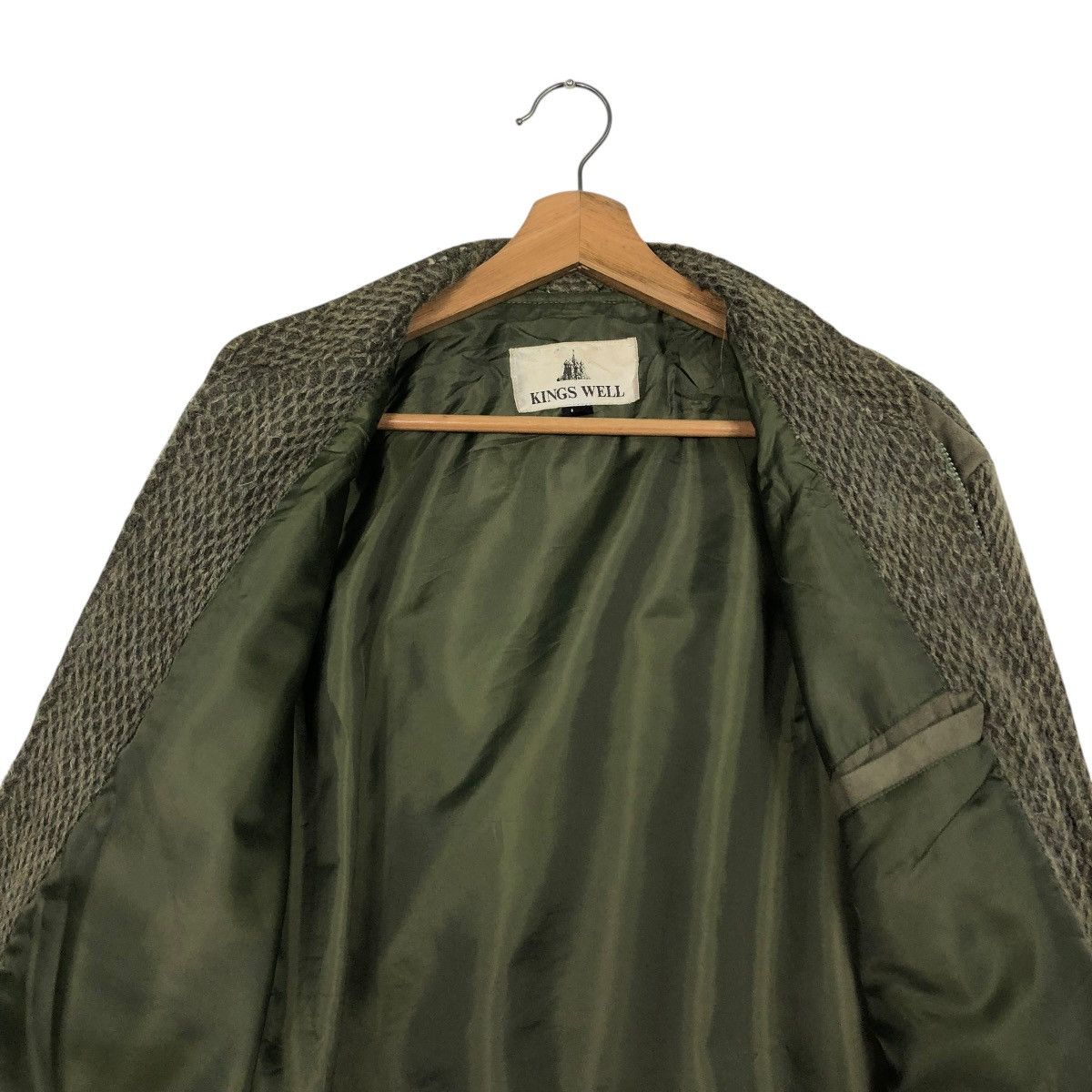 Japanese Brand 🔥DISTRESSED BIKER BOMBER JACKET KINGS WELL ISSEY MIYAKE Size US L / EU 52-54 / 3 - 16 Thumbnail