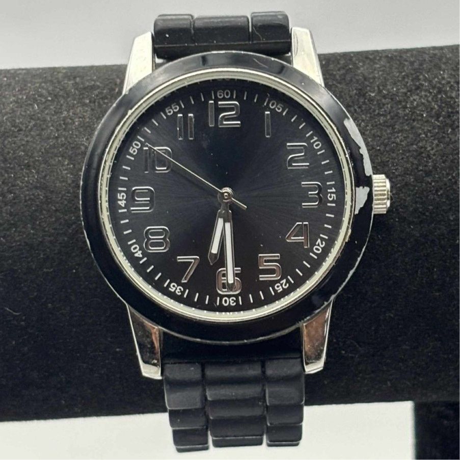 Other Silver & Black Men's Watch Size ONE SIZE - 1 Thumbnail