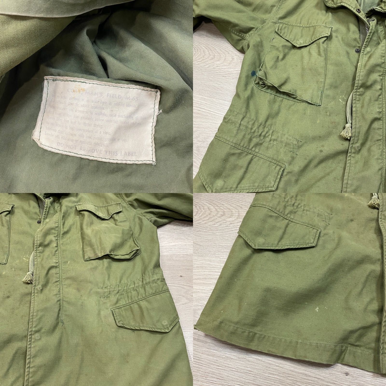 Vintage VINTAGE OG 107 M 65 Field Sateen Hooded Military Jacket Men's Medium Regular Green Size US M / EU 48-50 / 2 - 8 Thumbnail