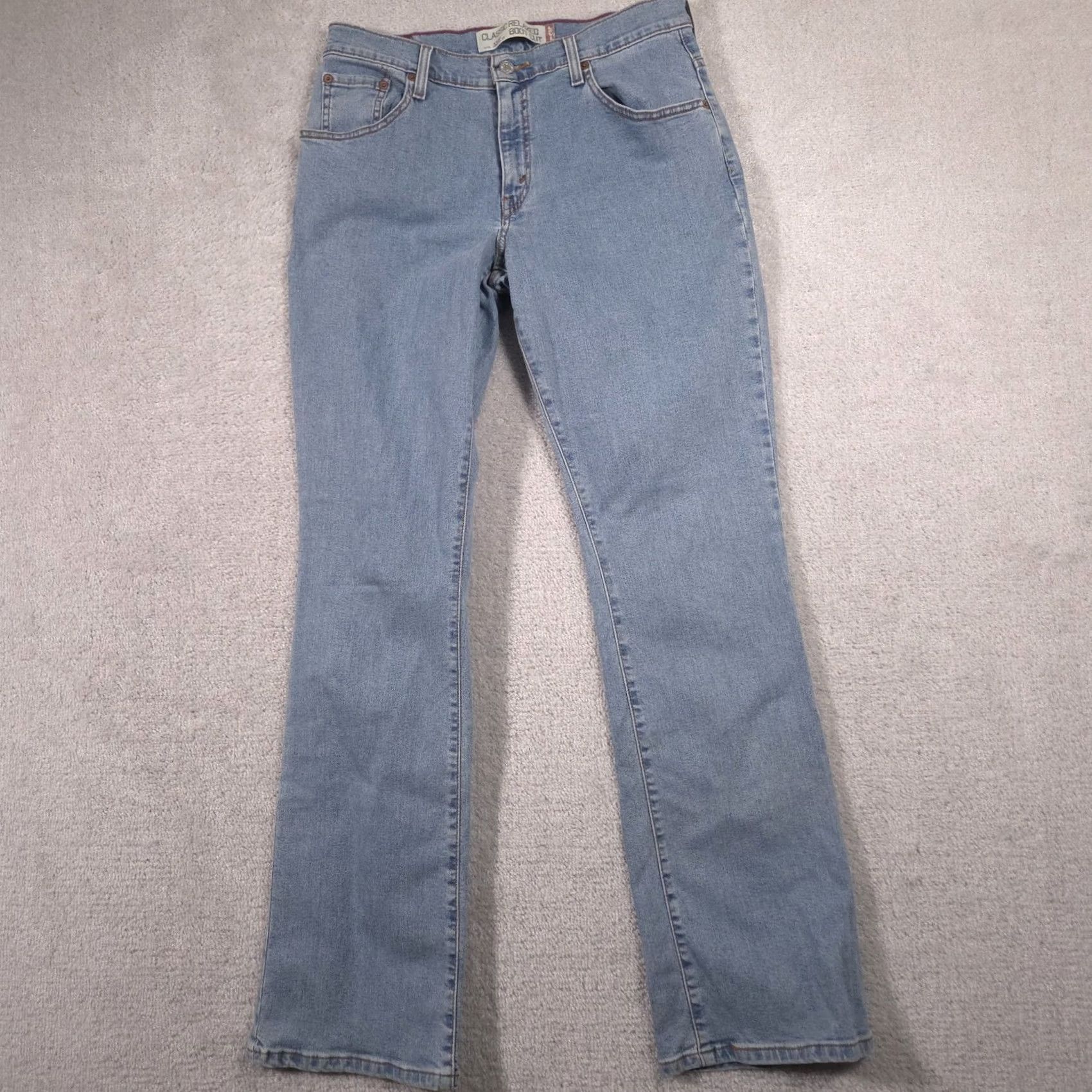 Levi's Levi's Jeans Womens 10 Long 550 Relaxed Boot Cut Stretch Denim Size 32" / US 10 / IT 46 - 2 Thumbnail