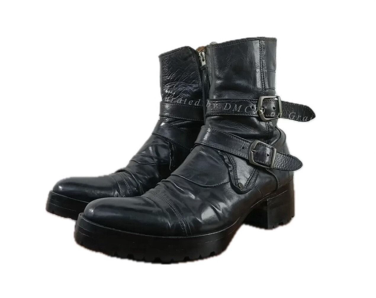 Vintage 2000s Tornado Mart Navy Engineer Boots Size US 8 / EU 41 - 1 Thumbnail