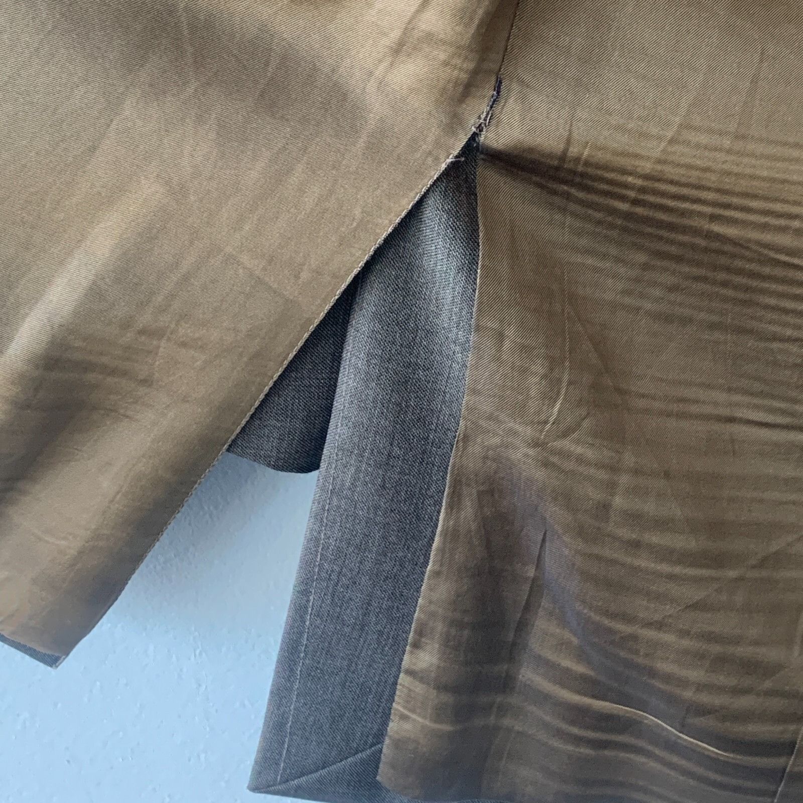 Ermenegildo Zegna Ermenegildo Zegna Sport Coat Men's 44 R Brown Suit Jacket Wo Size 44R - 17 Thumbnail