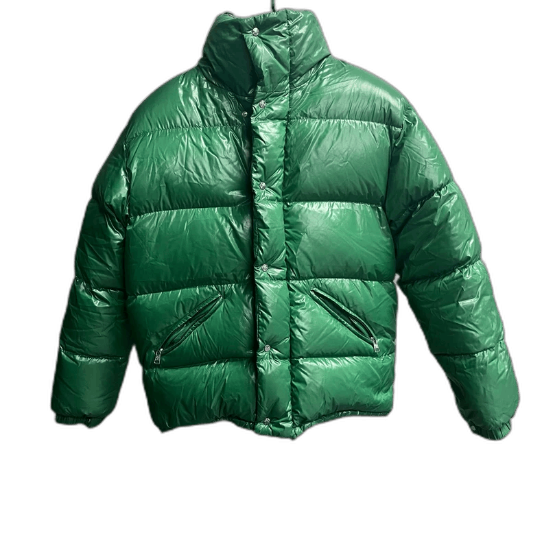Moncler Moncler Green Purple Striped Puffer Jacket-yf Size US S / EU 44-46 / 1 - 1 Thumbnail
