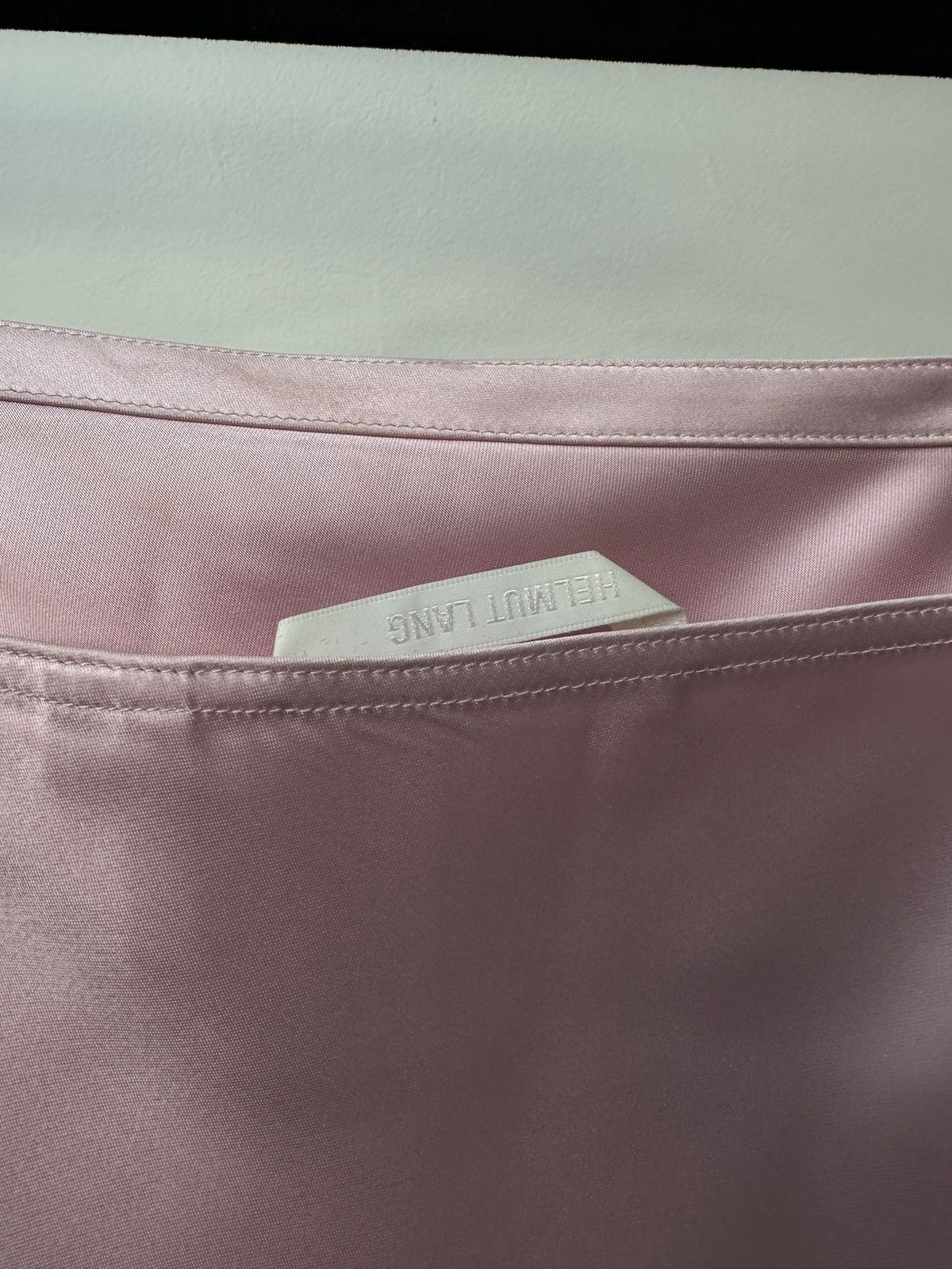 Helmut Lang Helmut Lang Draped Silk-Blend Slip Dress – Blush Pink Size S / US 4 / IT 40 - 3 Thumbnail