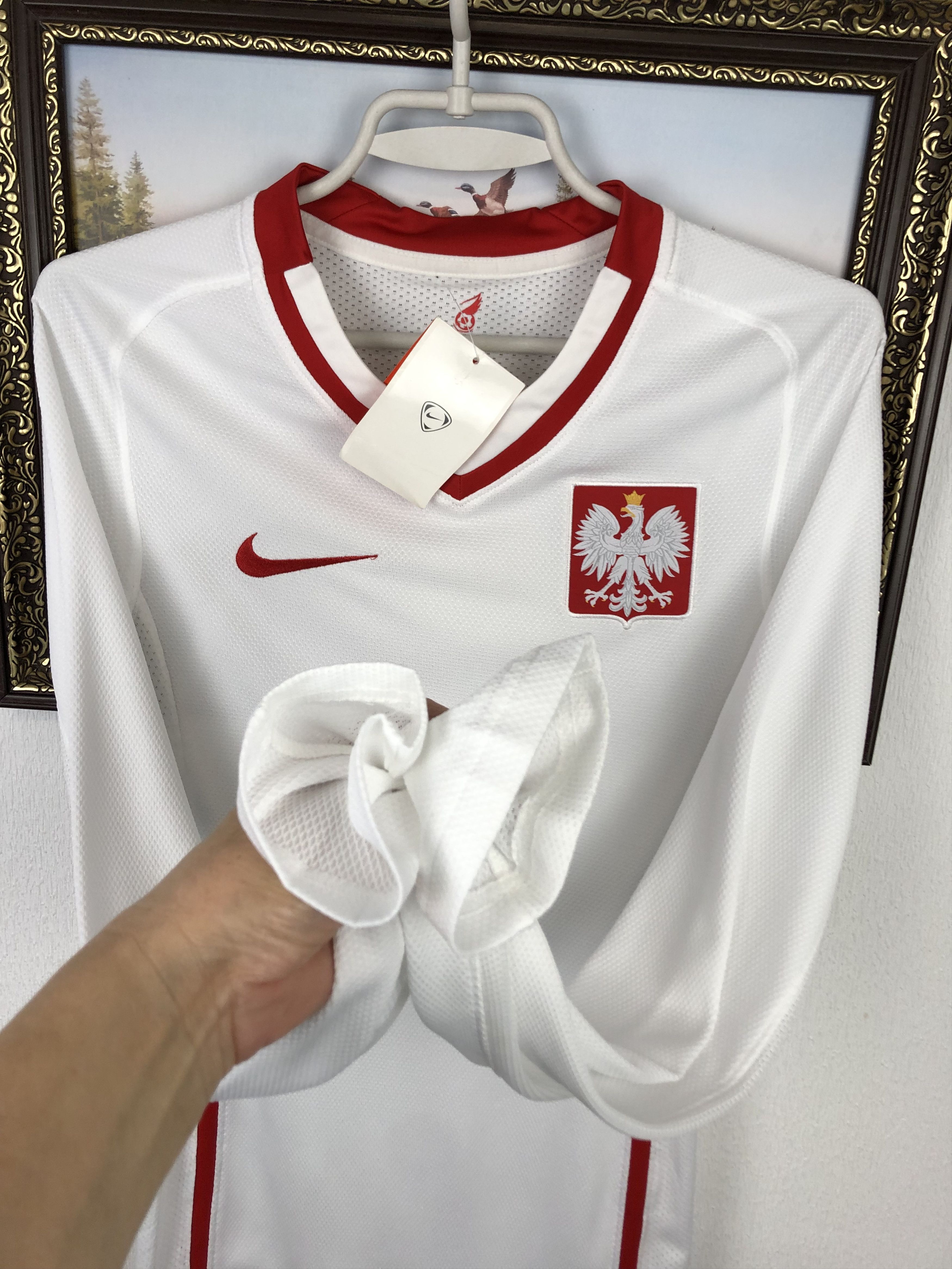 Nike Poland football shirt Soccer Nike Player Issue New Tee Size US S / EU 44-46 / 1 - 6 Thumbnail