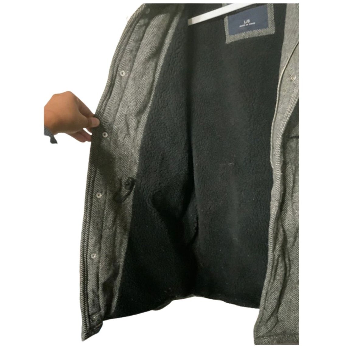 Nautica Nautica Jeans Co Gray Wool Jacket Men's Size Large USED Size US L / EU 52-54 / 3 - 3 Thumbnail