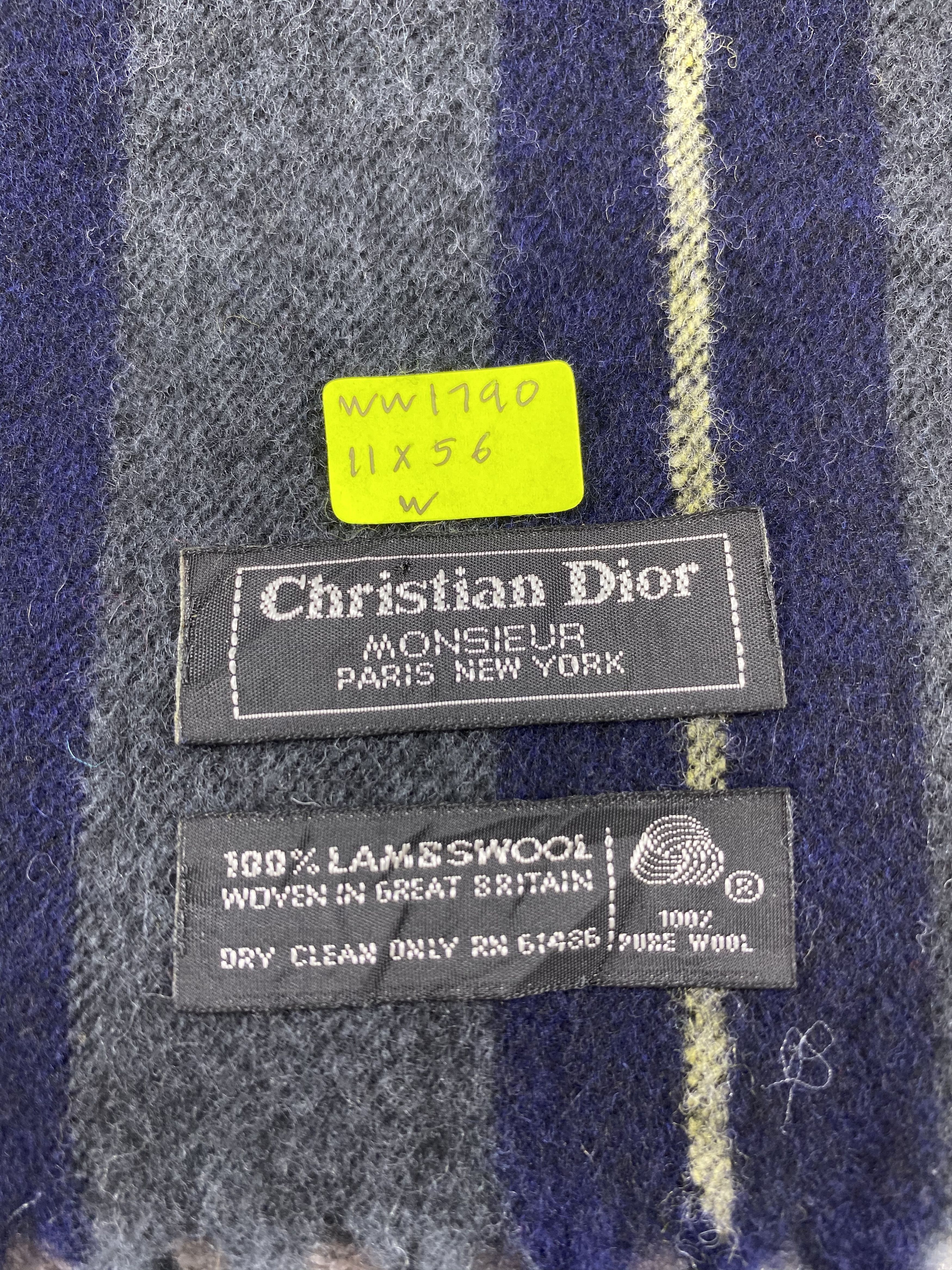 Vintage Christian Dior Monsieur Scarf / Muffler / Neckwear - WW1790 Size ONE SIZE - 4 Thumbnail