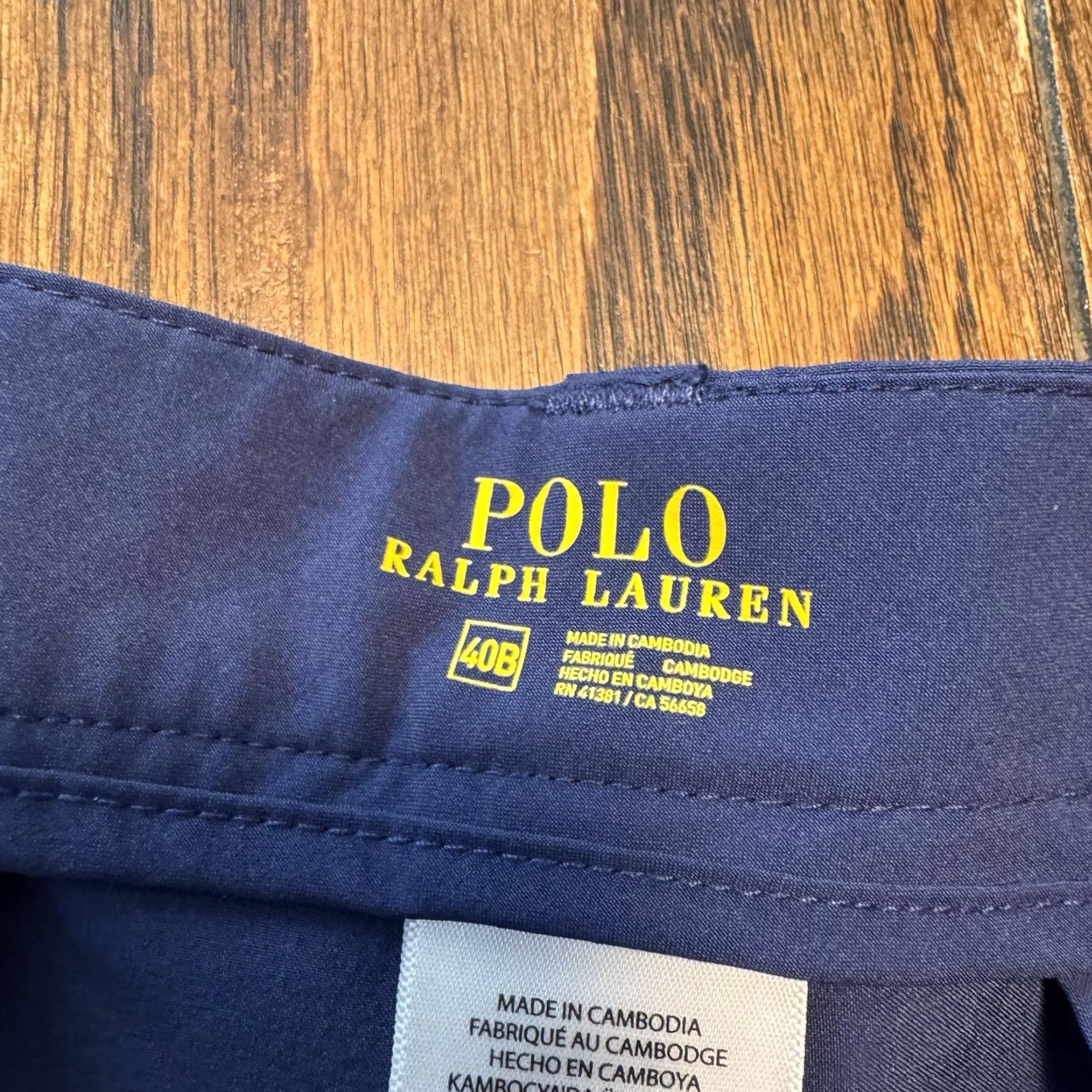 Polo Ralph Lauren Polo Ralph Lauren Golf Chino Shorts Mens Size 40B Blue Stretch Size US L / EU 52-54 / 3 - 6 Thumbnail
