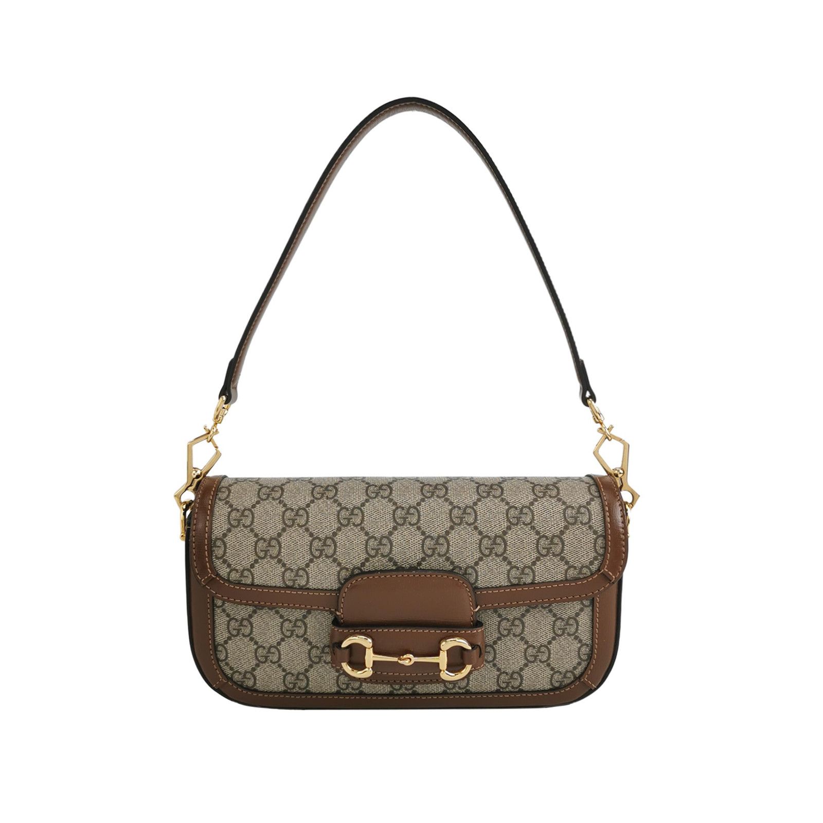 Gucci Gucci 1955 GG Supreme Horsebit Shoulder Bag Size ONE SIZE - 1 Thumbnail