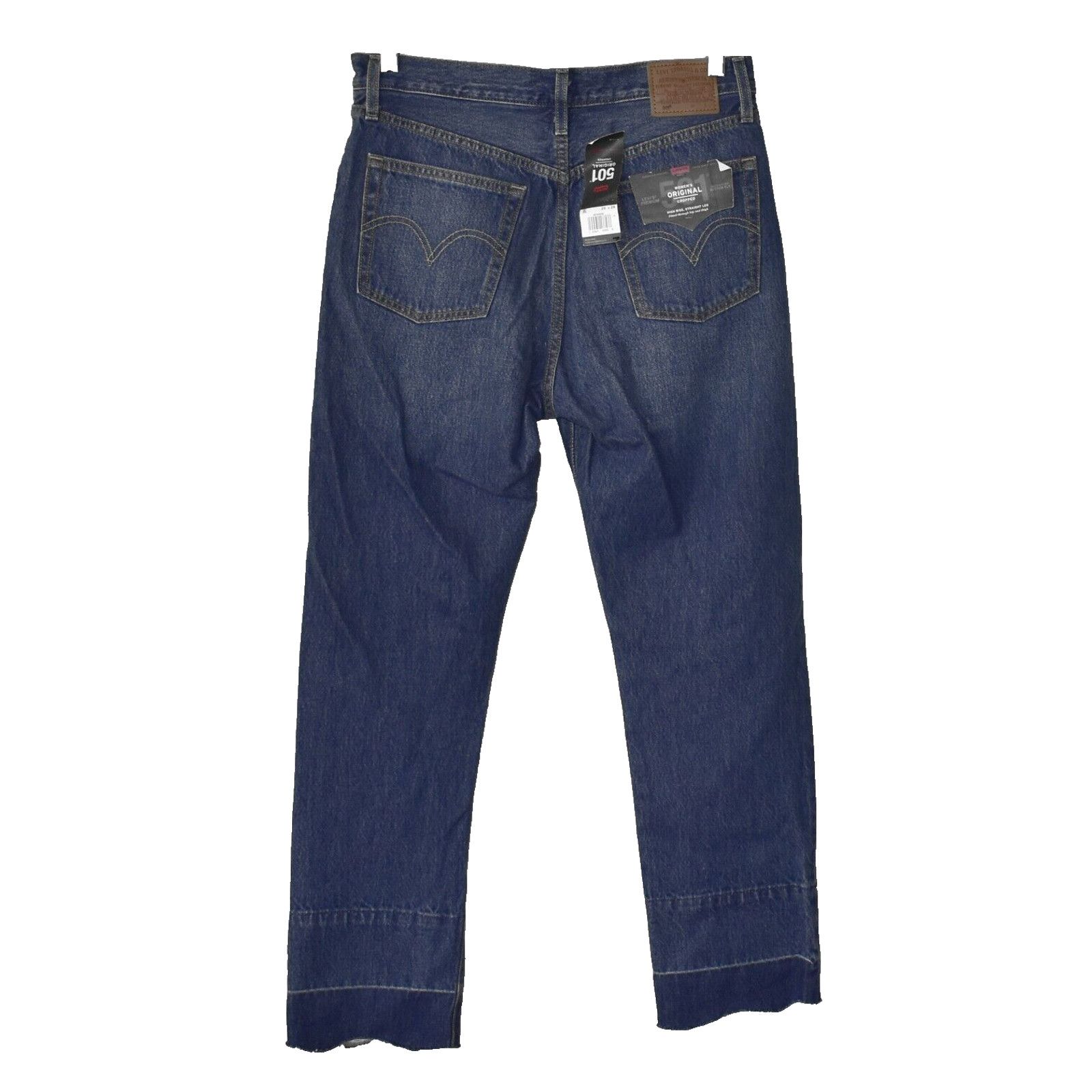 Levi's NWT LEVI STRAUSS 501 Original Cropped Jeans Size 29x28 $98 Size 29" - 2 Thumbnail