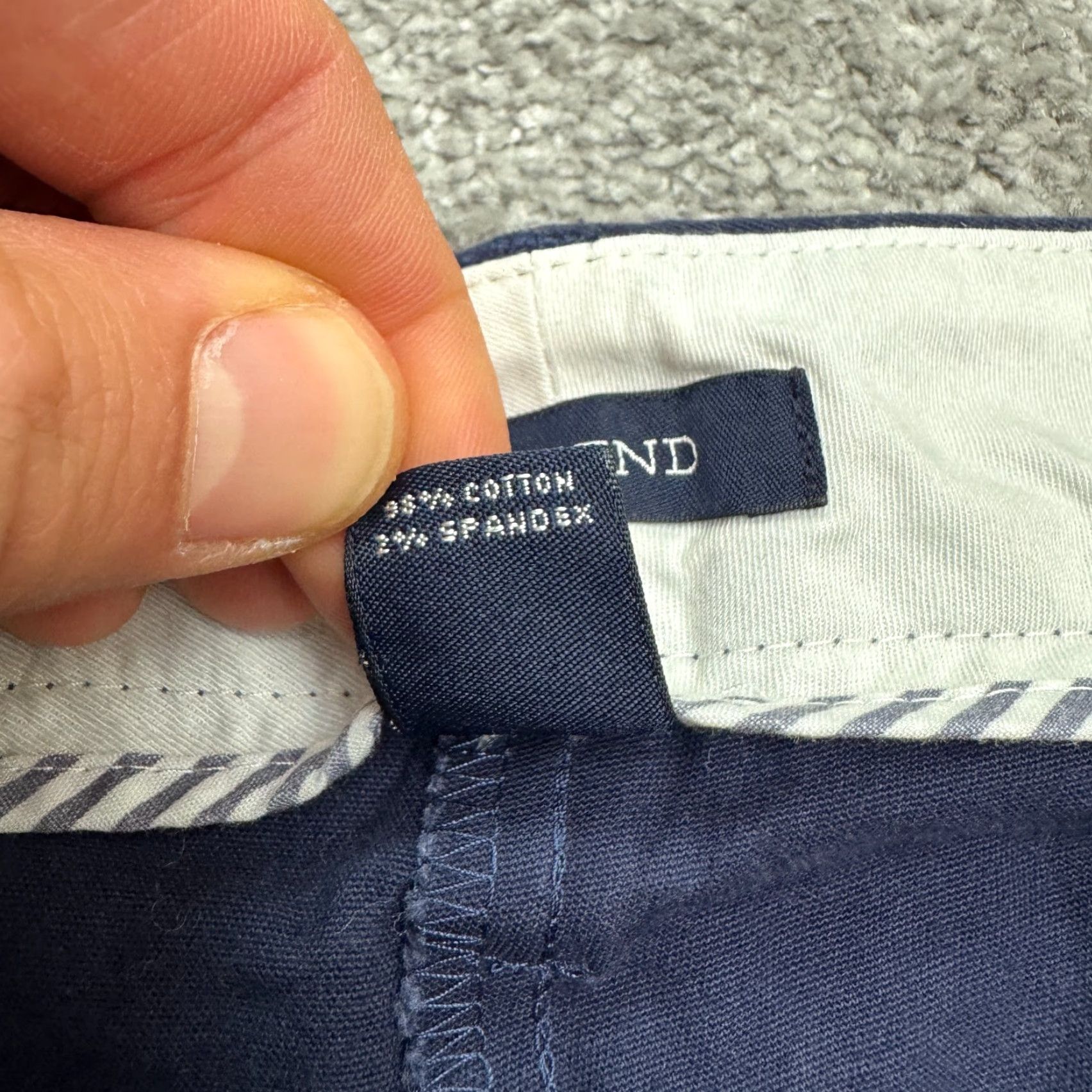 Lands' End Lands' End Plus Size 24W Mid Rise Bermuda Shorts Women Navy Blue Cotton Stretch Casual Travel Size 42" / US 20 - 4 Thumbnail