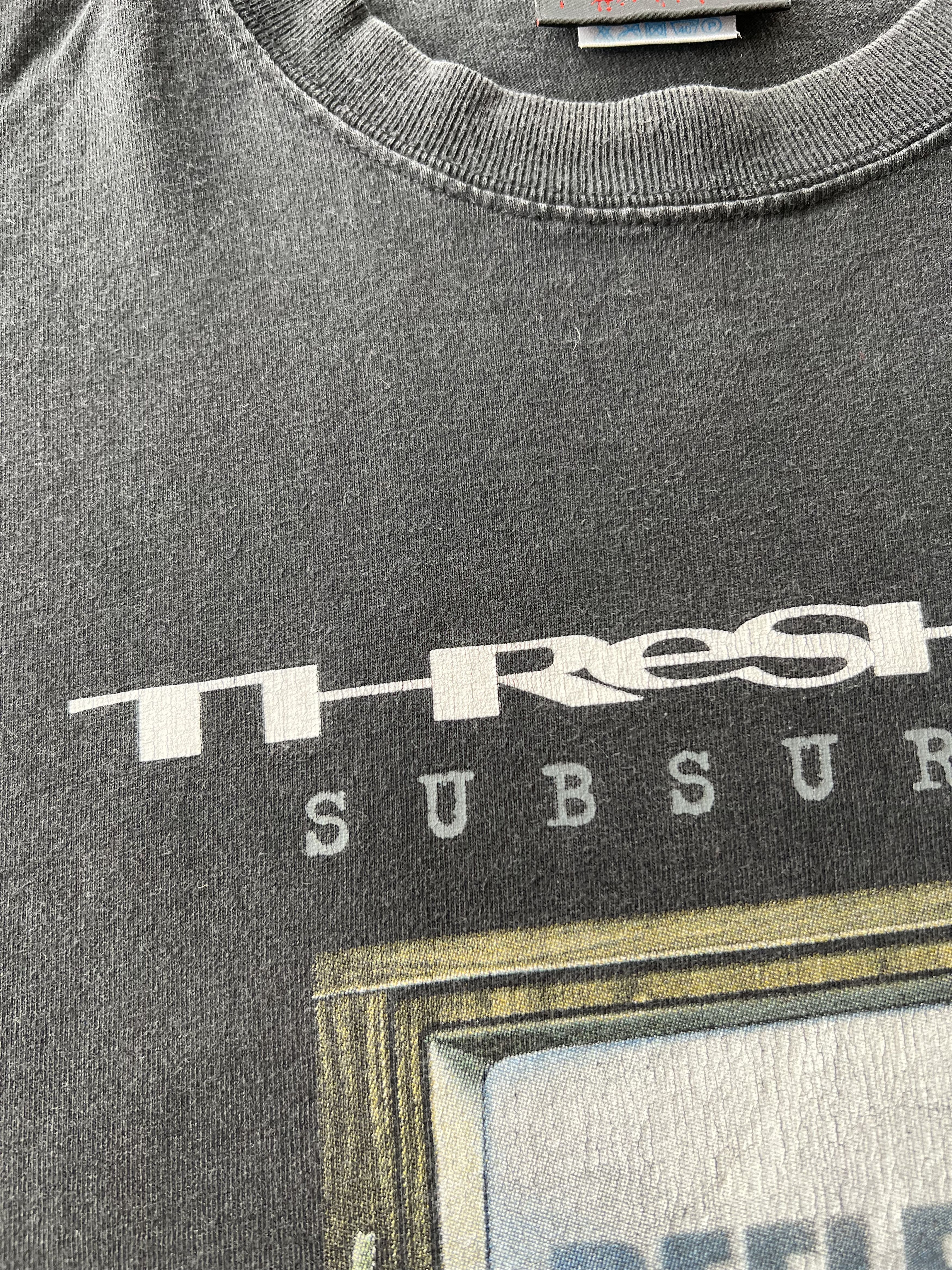 Band Tees Vintage 2004 Threshold Subsurface Metal Band Black T-shirt Size US L / EU 52-54 / 3 - 7 Thumbnail