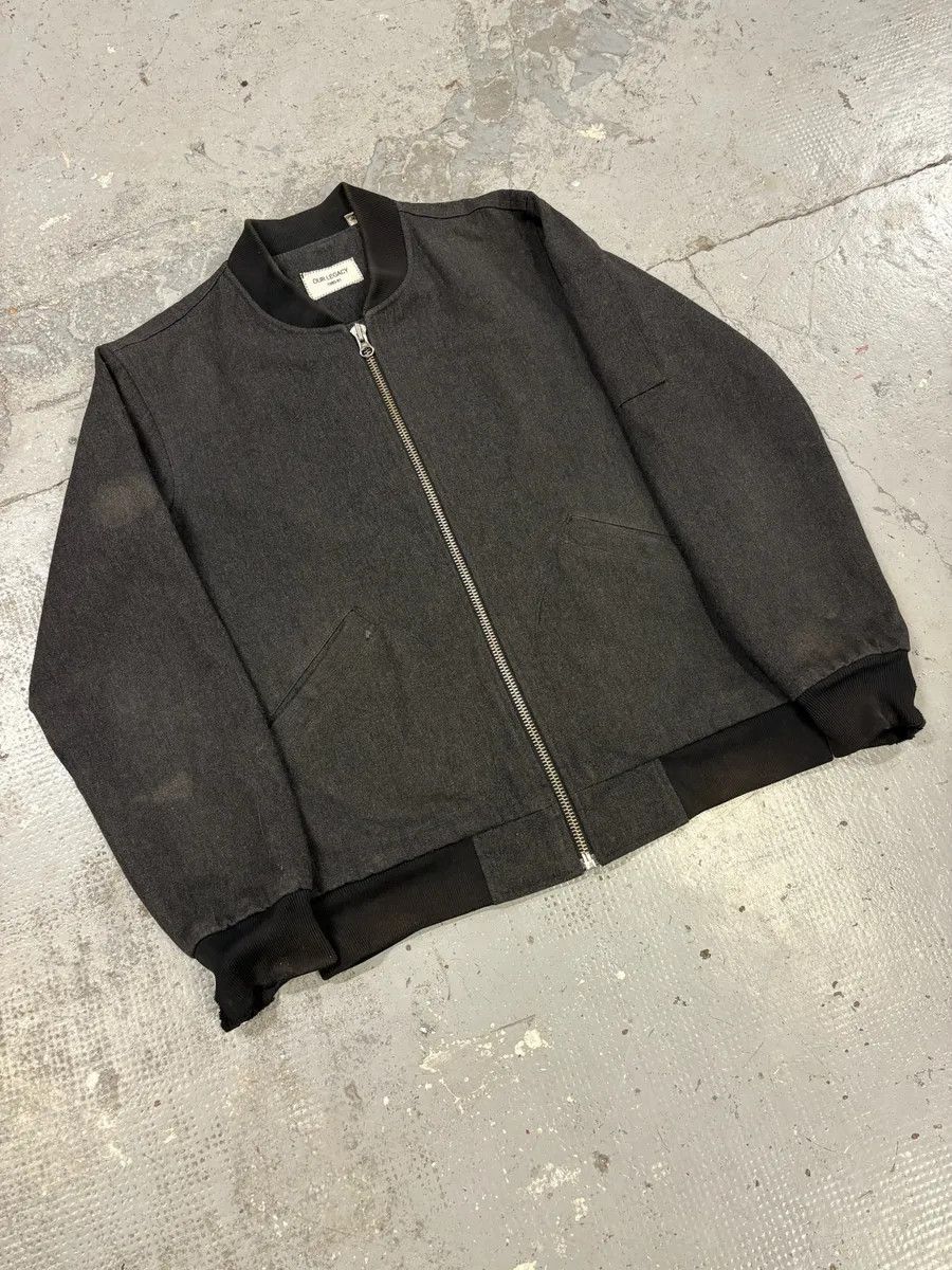 Our Legacy Our Legacy Grey Wool Bomber Jacket Size US M / EU 48-50 / 2 - 5 Thumbnail