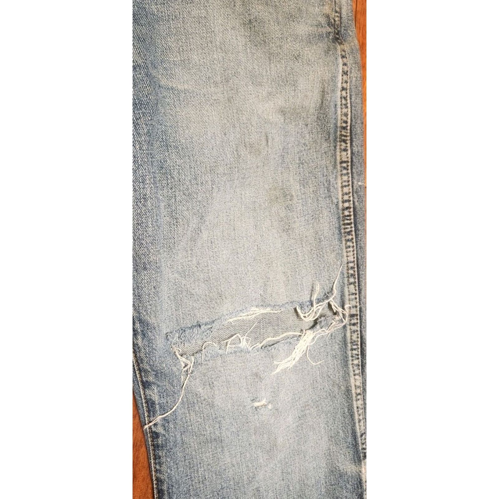 Ariat Nike Shirt Mens Jeans 34x36 Distressed Boot Cut Denim Ariat Relaxed Moisture? Size US 34 / EU 50 - 6 Thumbnail