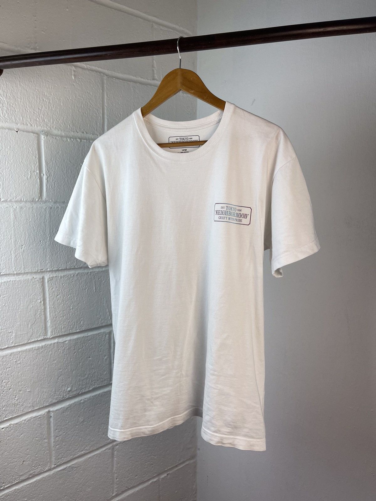 Neighborhood Neighborhood Box Logo Tee Size US L / EU 52-54 / 3 - 3 Thumbnail
