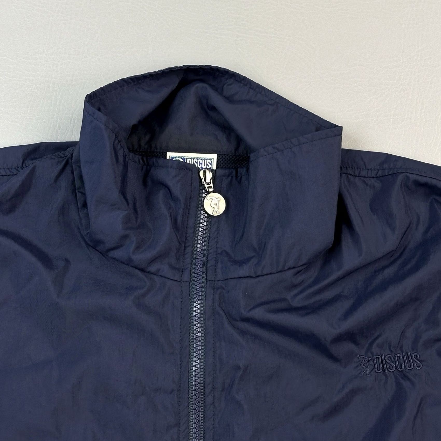 Vintage Vintage Discus Athletic Jacket Men XL Navy Full Zip Lightweight Windbreaker 90s Size US XL / EU 56 / 4 - 4 Thumbnail