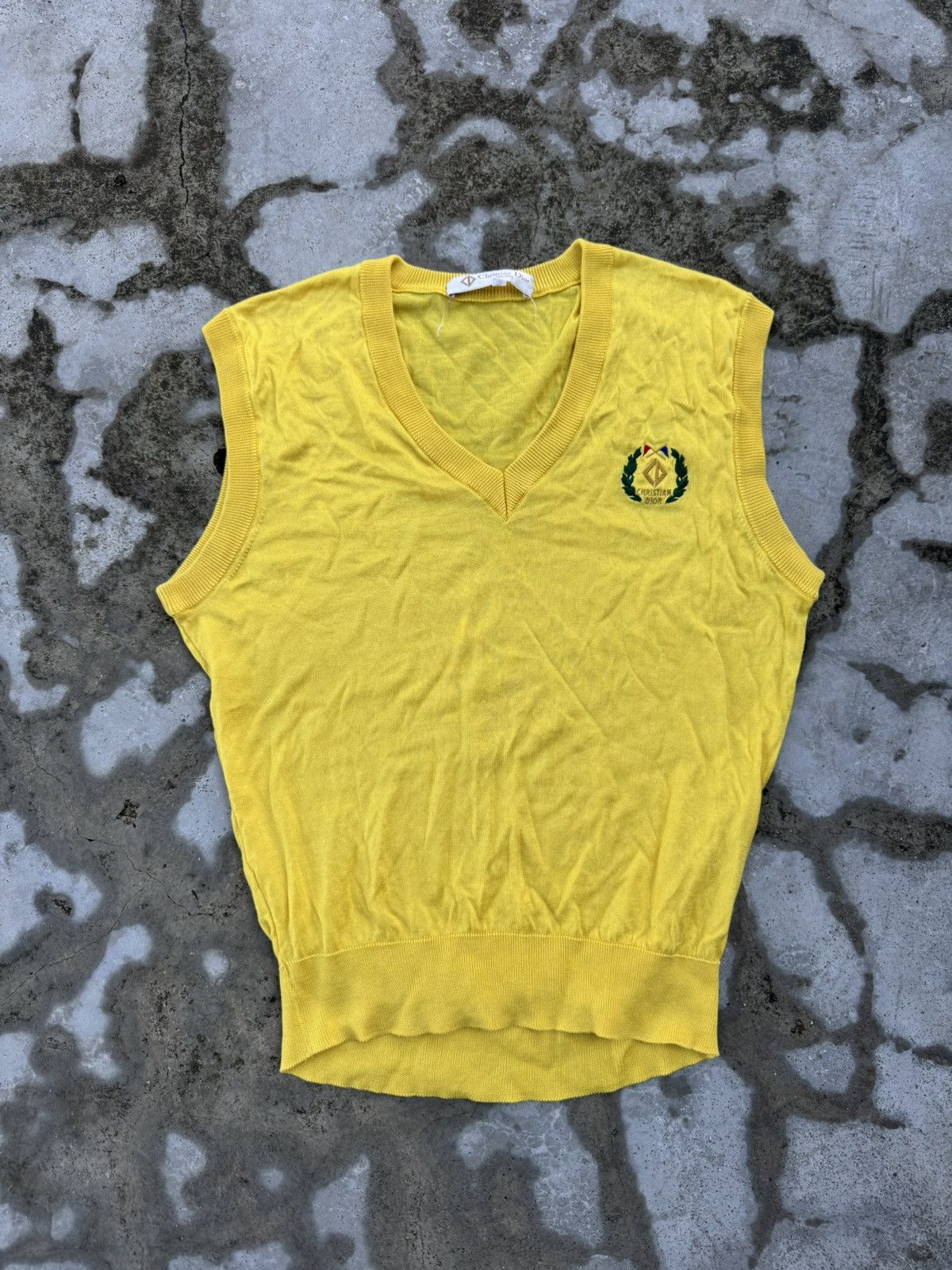 Christian Dior Monsieur Authentics Christian Dior Sports Big Logo College Wool Vests Size US S / EU 44-46 / 1 - 1 Thumbnail