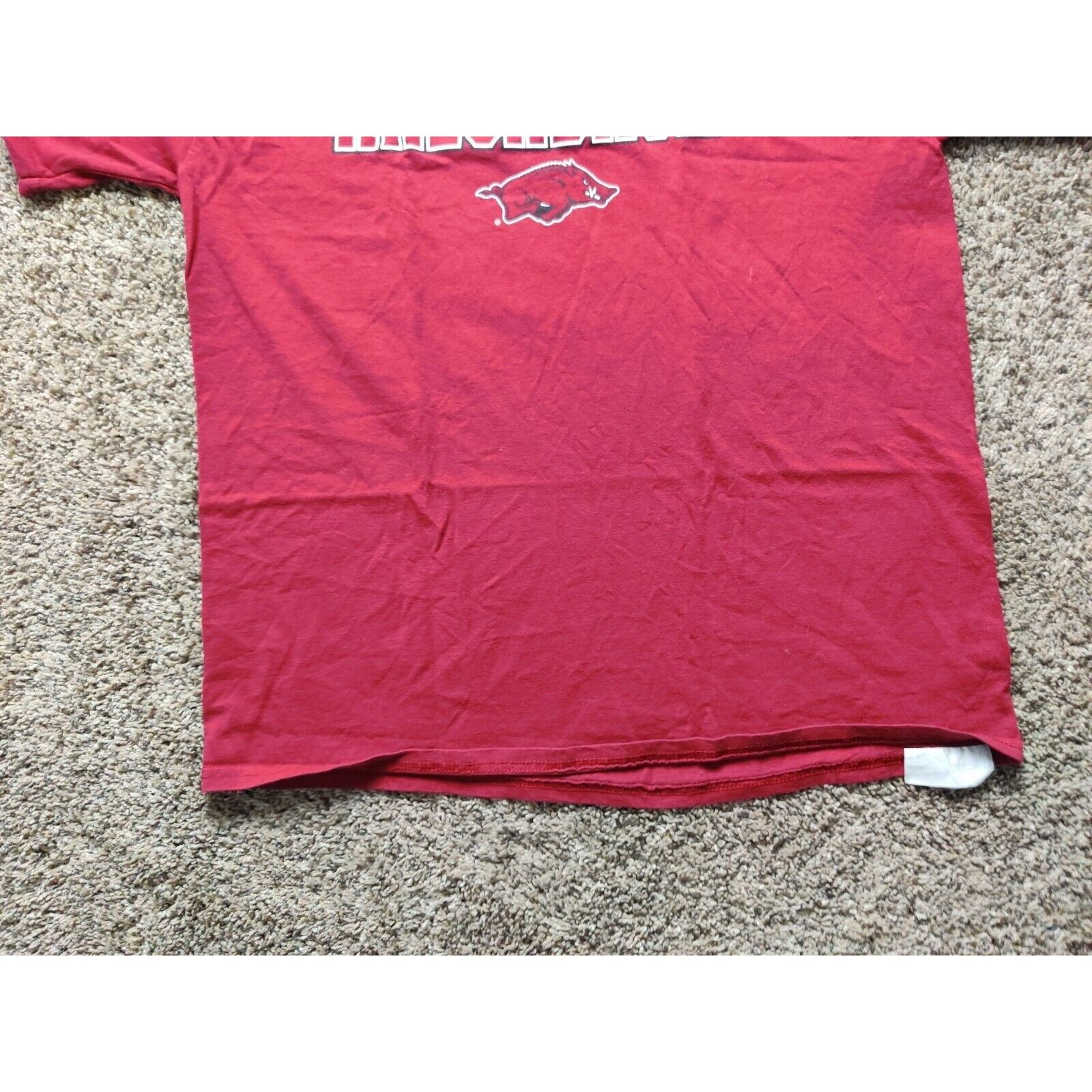 Russell Athletic University of Arkansas Shirt Adult Mens Large Razorbacks Size US L / EU 52-54 / 3 - 5 Thumbnail
