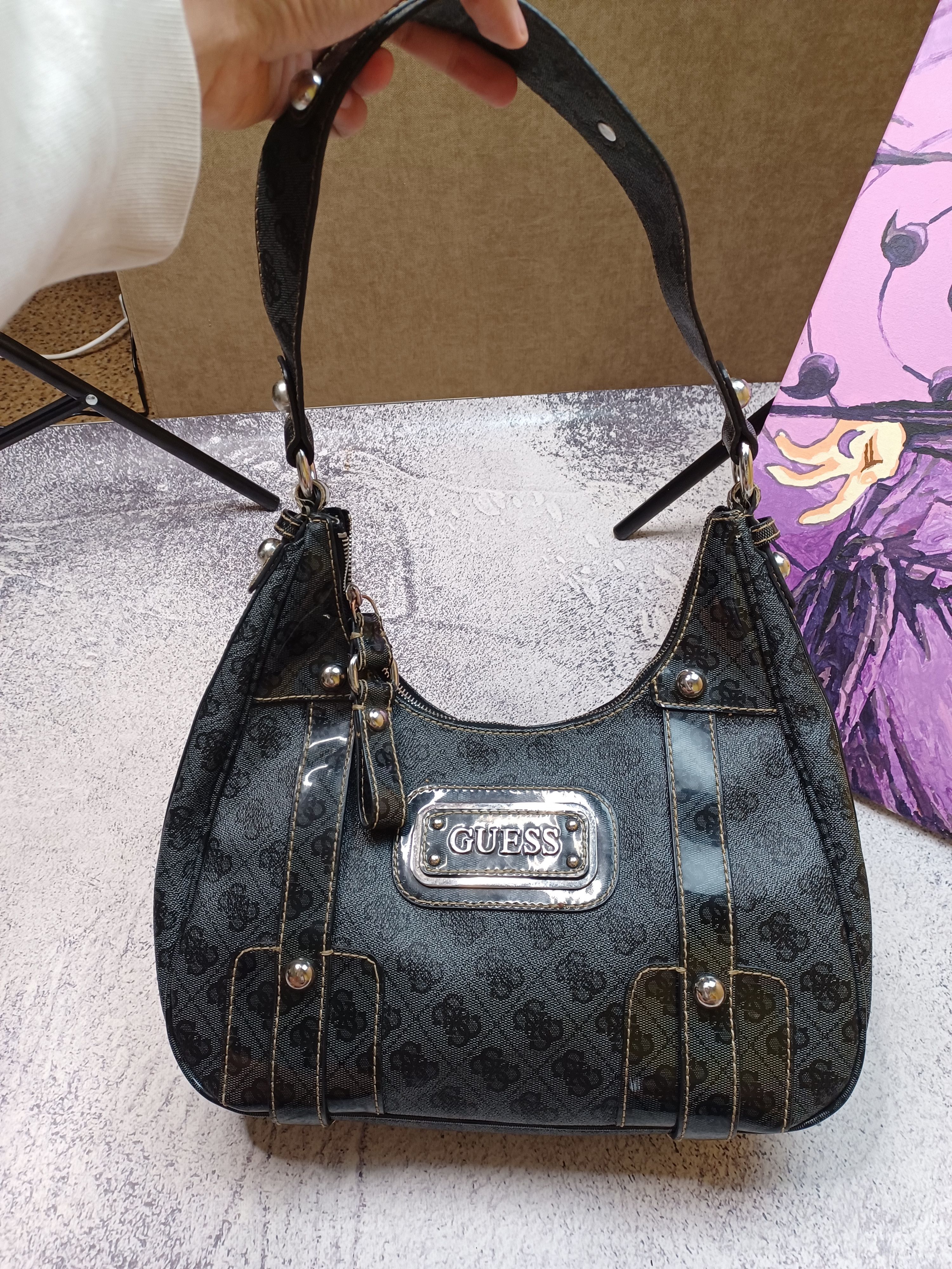 Guess Vintage y2k Guess Monogram Bag Size ONE SIZE - 2 Thumbnail