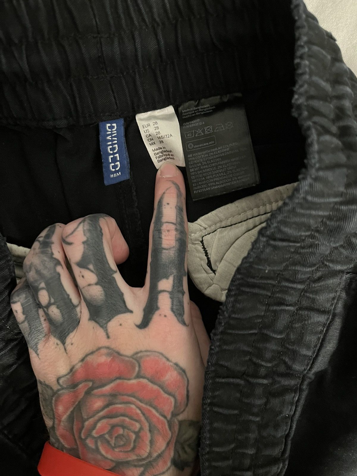 Other Black zipper joggers Size US 28 / EU 44 - 4 Thumbnail