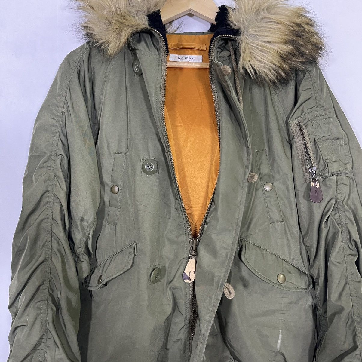 If Six Was Nine MOUSSY LGB INSPIRED FUR HOODED JACKET Size US XL / EU 56 / 4 - 4 Thumbnail