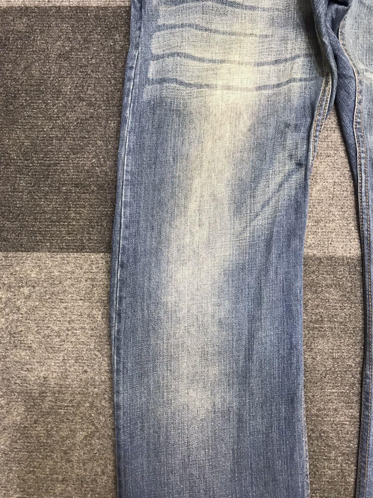 Japanese Brand 💥ARCHIVAL💥Dominate Double Waist Stone Wash Denim F450 Size US 34 / EU 50 - 7 Thumbnail