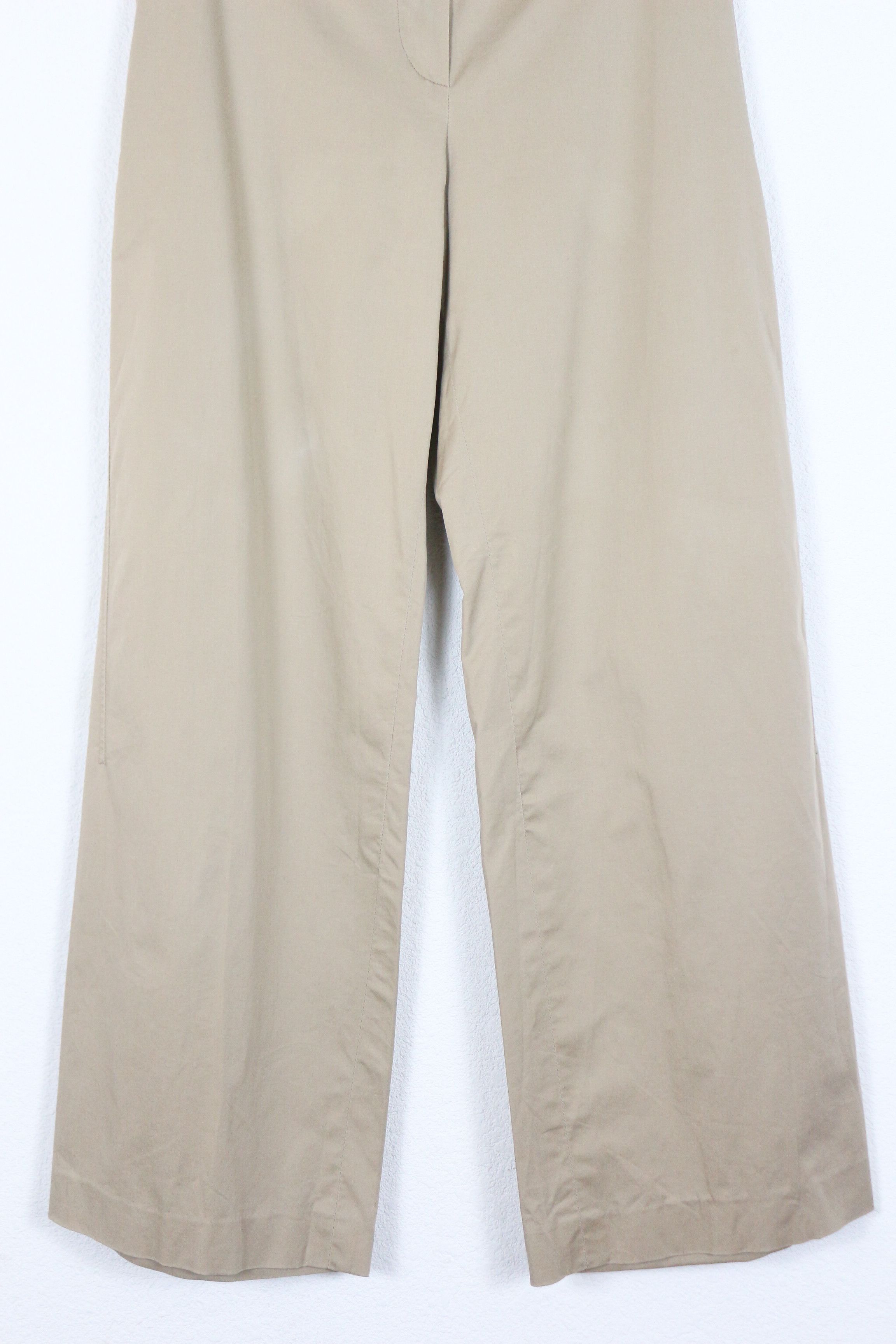Jil Sander Jil Sander Beige Wide Trousers Pants Y2K Size 24" / US 00 / IT 34 - 4 Thumbnail