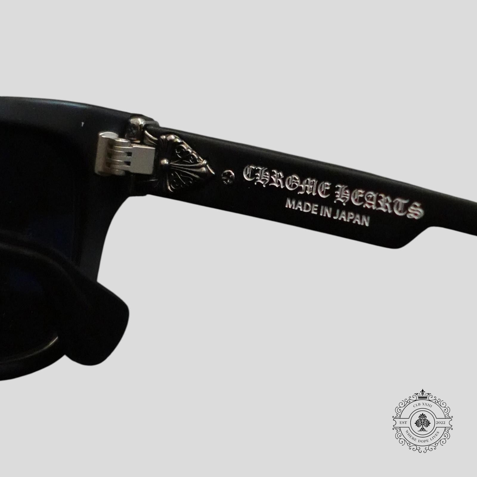 Chrome Hearts Chrome Hearts Box Officer Sunglasses in Matte Black/Silver Size ONE SIZE - 6 Thumbnail