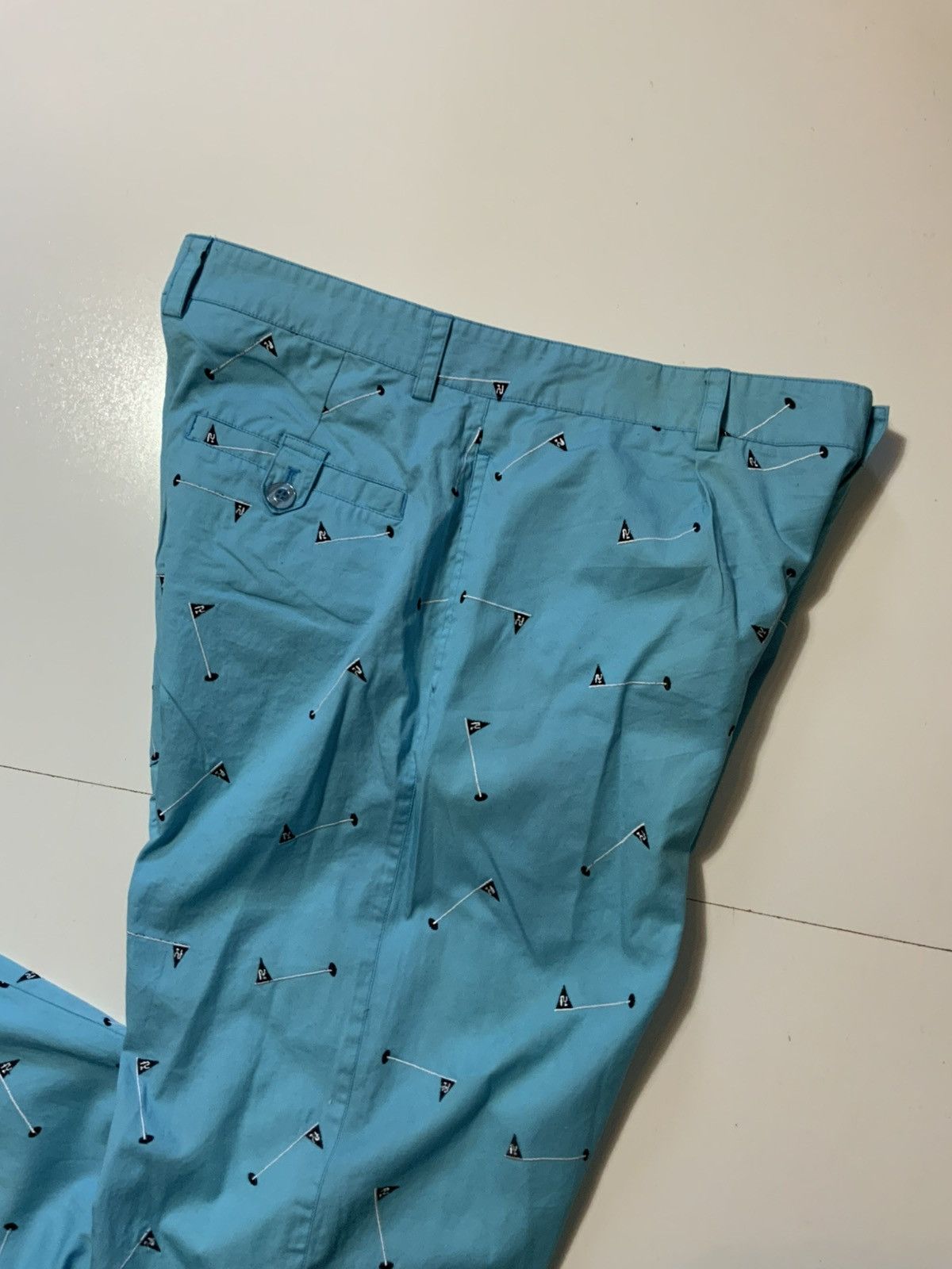 Other Rosasen Golf Flagstick Flag Pole Turquoise Performance Pants Size US 38 / EU 54 - 7 Thumbnail