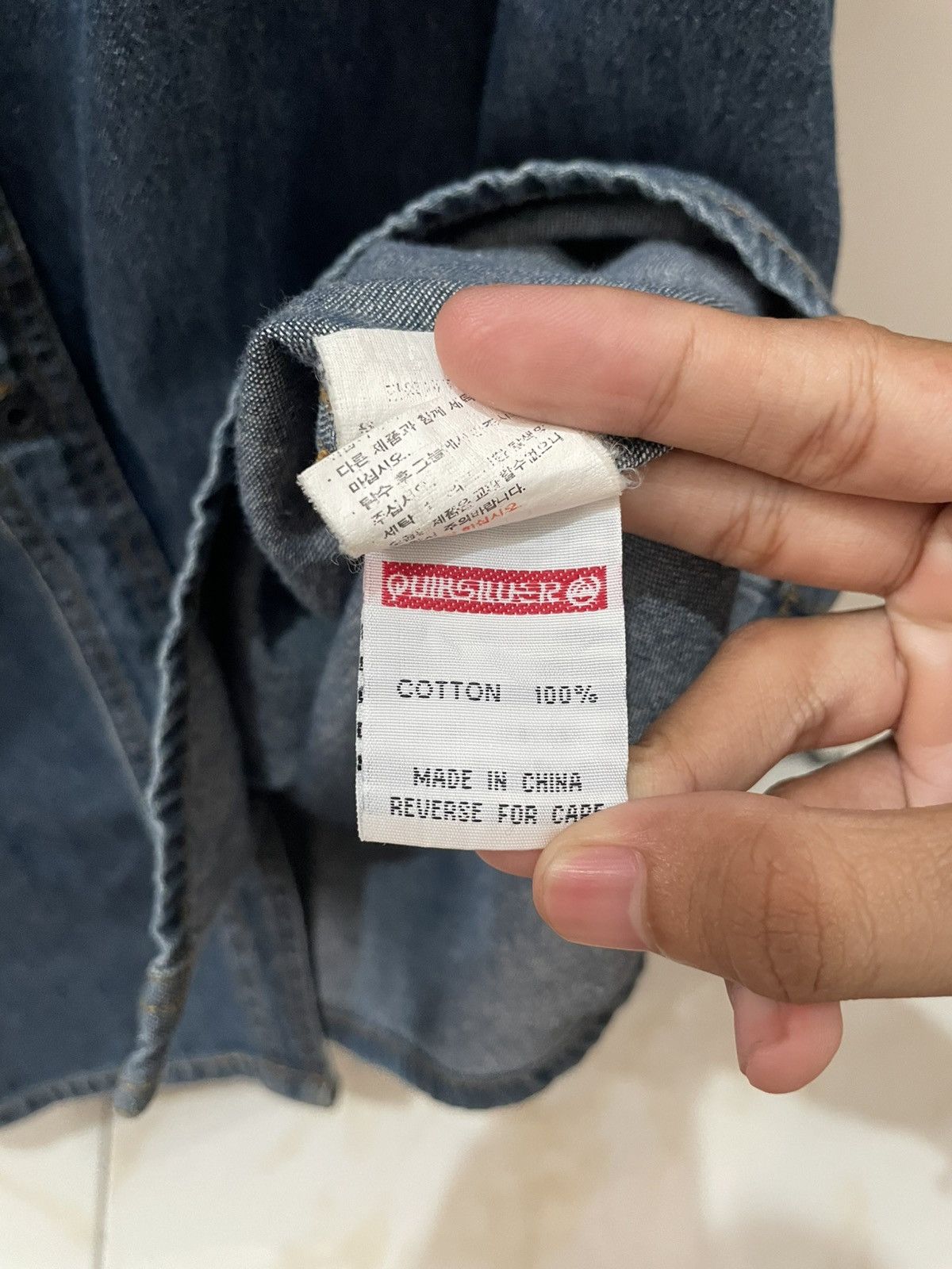Quiksilver Vintage Quiksilver Y2K Denim with Embroidered Logo Size US L / EU 52-54 / 3 - 4 Thumbnail