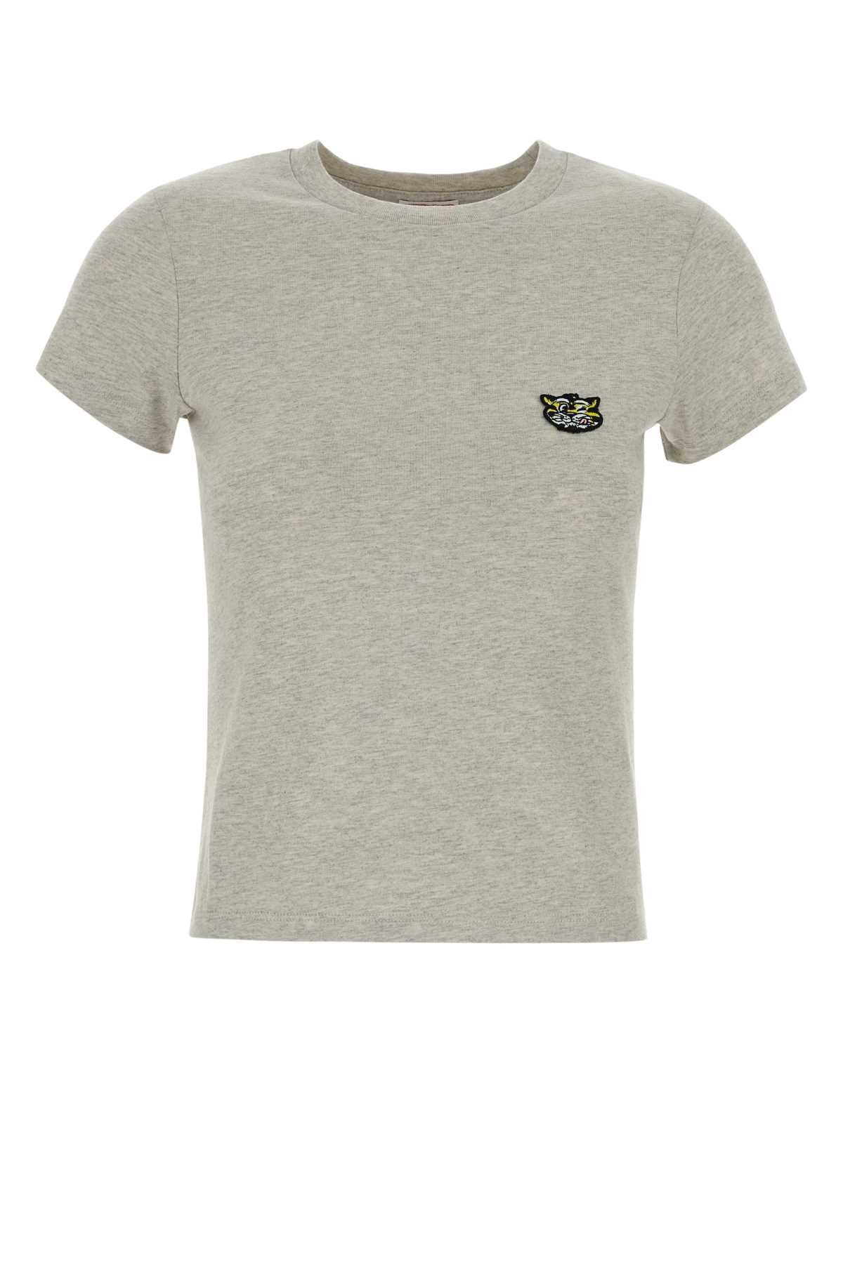 Kenzo Melange Grey Cotton T-Shirt Size XS / US 0-2 / IT 36-38 - 1 Thumbnail