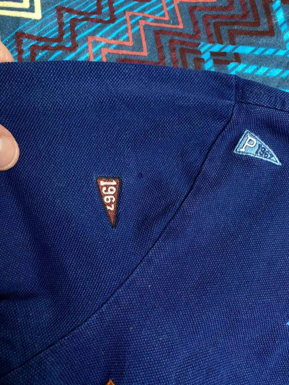 Polo Ralph Lauren polos Polo Ralph Lauren print blue T-Shirt Y2K Vintage Size US S / EU 44-46 / 1 - 17 Thumbnail
