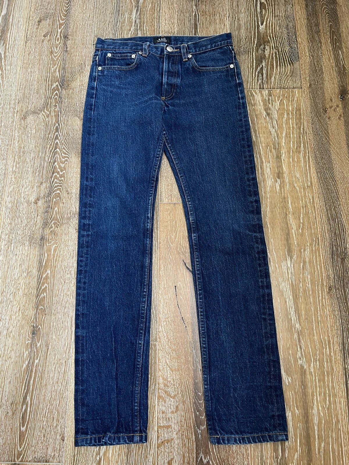 A.P.C. Apc petit standard jean droit etroit selvedge denim Size 28" / US 6 / IT 42 - 1 Thumbnail
