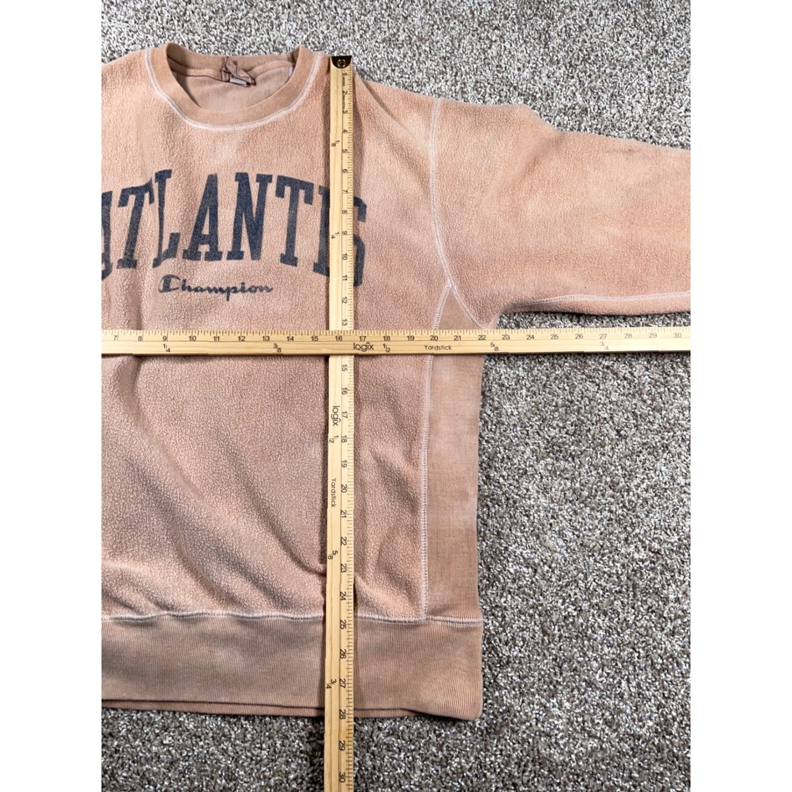 Champion Champion Reverse Weave Atlantis Terry Cloth Sweatshirt Adult Large Beige Crew Beig e Size US L / EU 52-54 / 3 - 5 Thumbnail