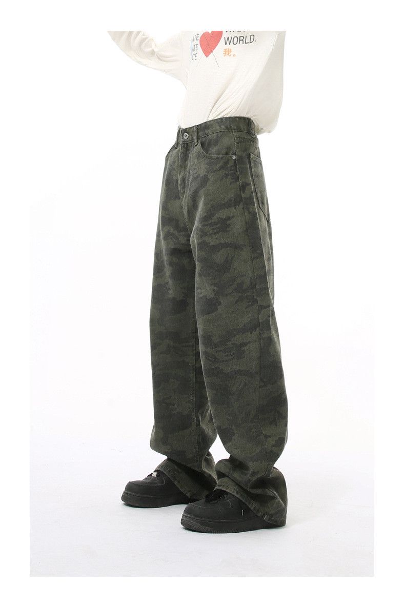 Japanese Brand × Jean Camouflage cleanfit basic straight dark wash jeans Size US 32 / EU 48 - 5 Thumbnail