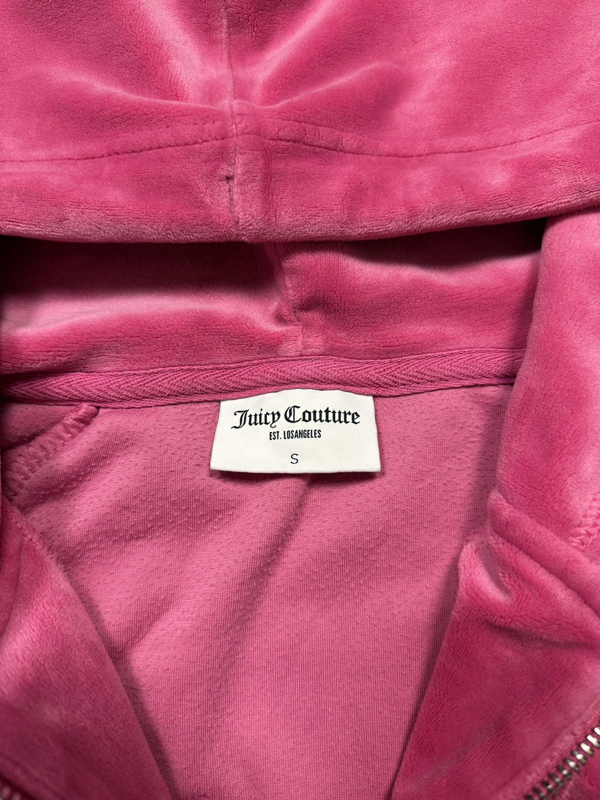 Juicy Couture Y2K Juicy Couture Velour Zip Hoodie Size S / US 4 / IT 40 - 8 Thumbnail