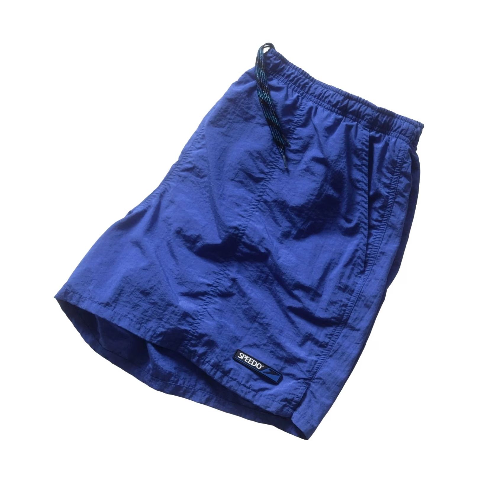 Speedo VINTAGE Speedo 90s Y2K SWIM TRUNK BLUE NYLON SHORTS 5" SIZE XL Mens Size US 36 / EU 52 - 2 Thumbnail