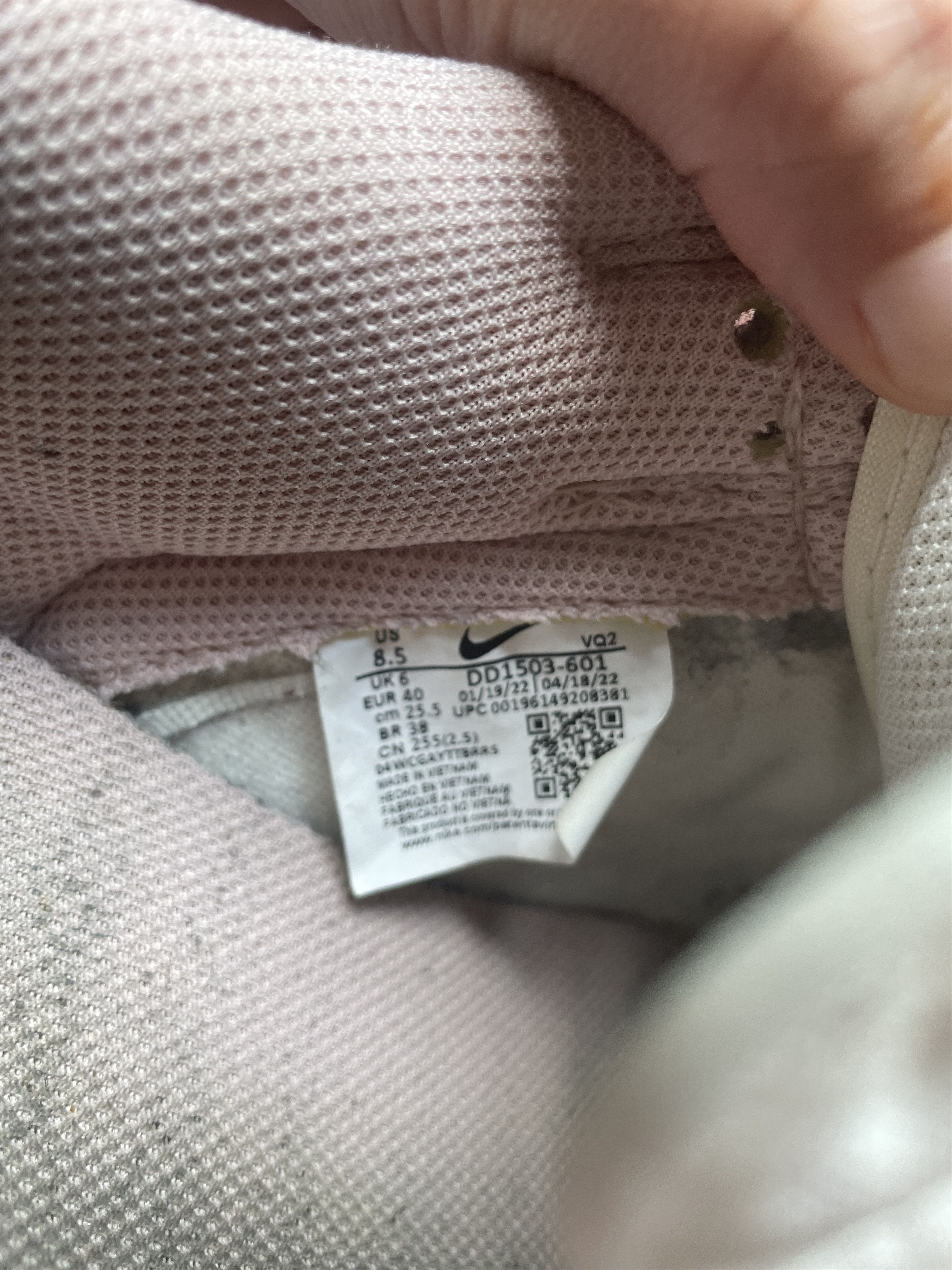 Jordan Brand WMNS Dunk Low Pink Oxford Size US 8.5 / IT 38.5 - 4 Thumbnail