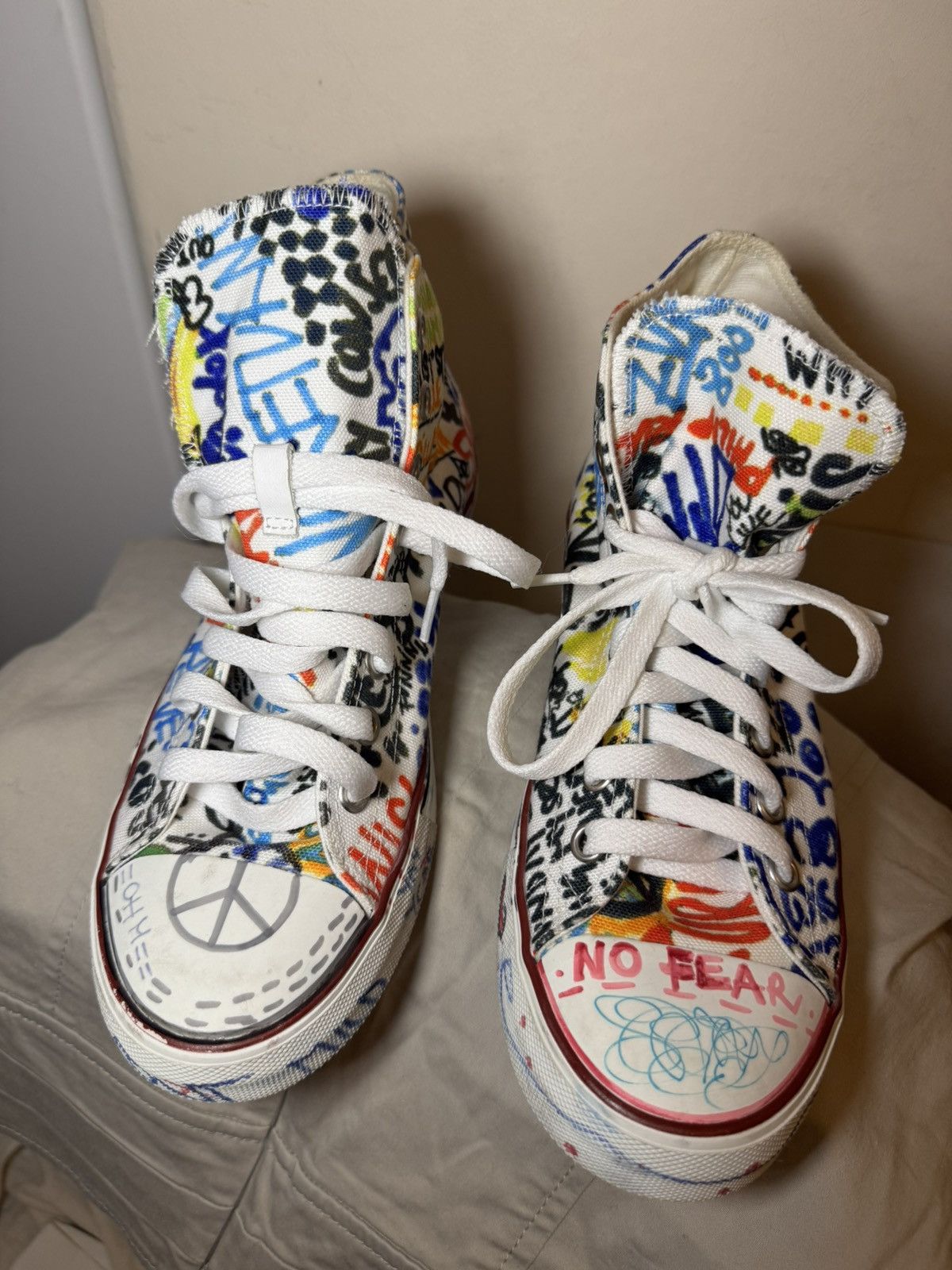 Vetements Vetements Georgia Graffiti Sneakers Size US 7 / EU 40 - 1 Thumbnail