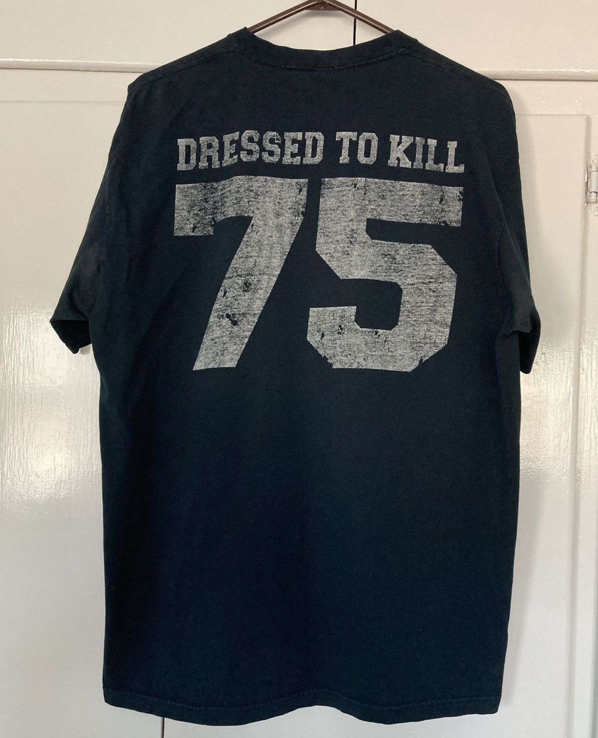 Vintage KISS DRESSED TO KILL ALBUM T SHIRT ROCK BAND VINTAGE 90S Y2K Size US XL / EU 56 / 4 - 2 Thumbnail