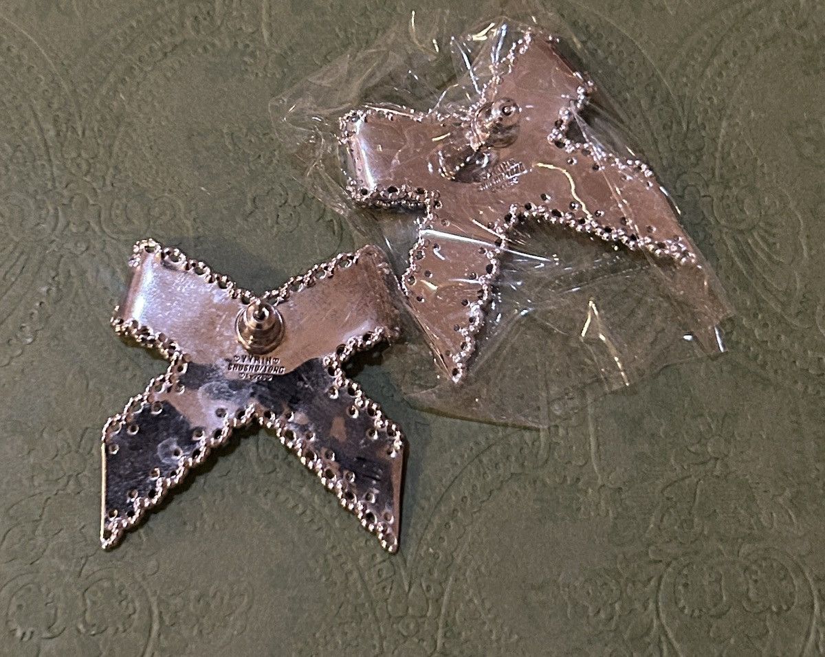 Shushu/Tong SHUSHU/TONG YVMIN Edition Lace Bow Earring AG925 Size ONE SIZE - 4 Thumbnail