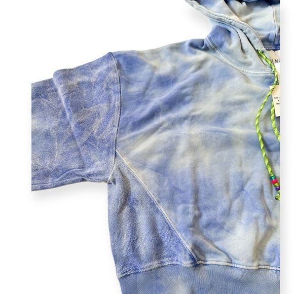 Other New with tag, DANNIJO Tie Dye Hoodie, Blue & White, Size M Size M / US 6-8 / IT 42-44 - 4 Thumbnail